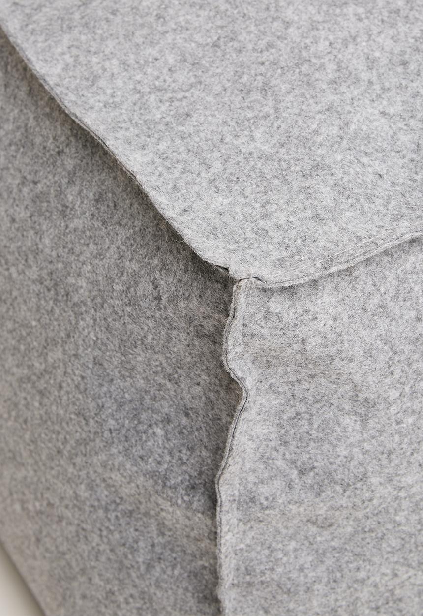 Sixth Floor - Felt cube ottoman