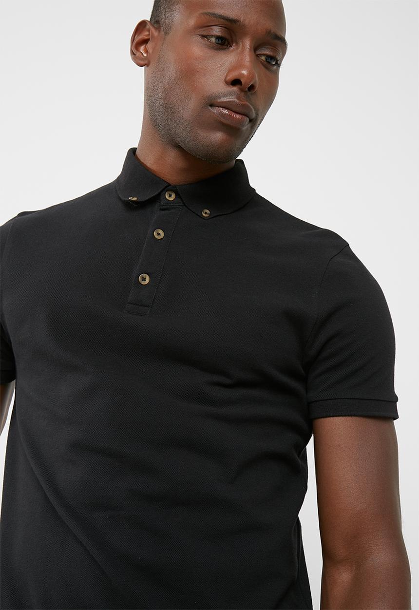 basicthread - Pique slim fit polo