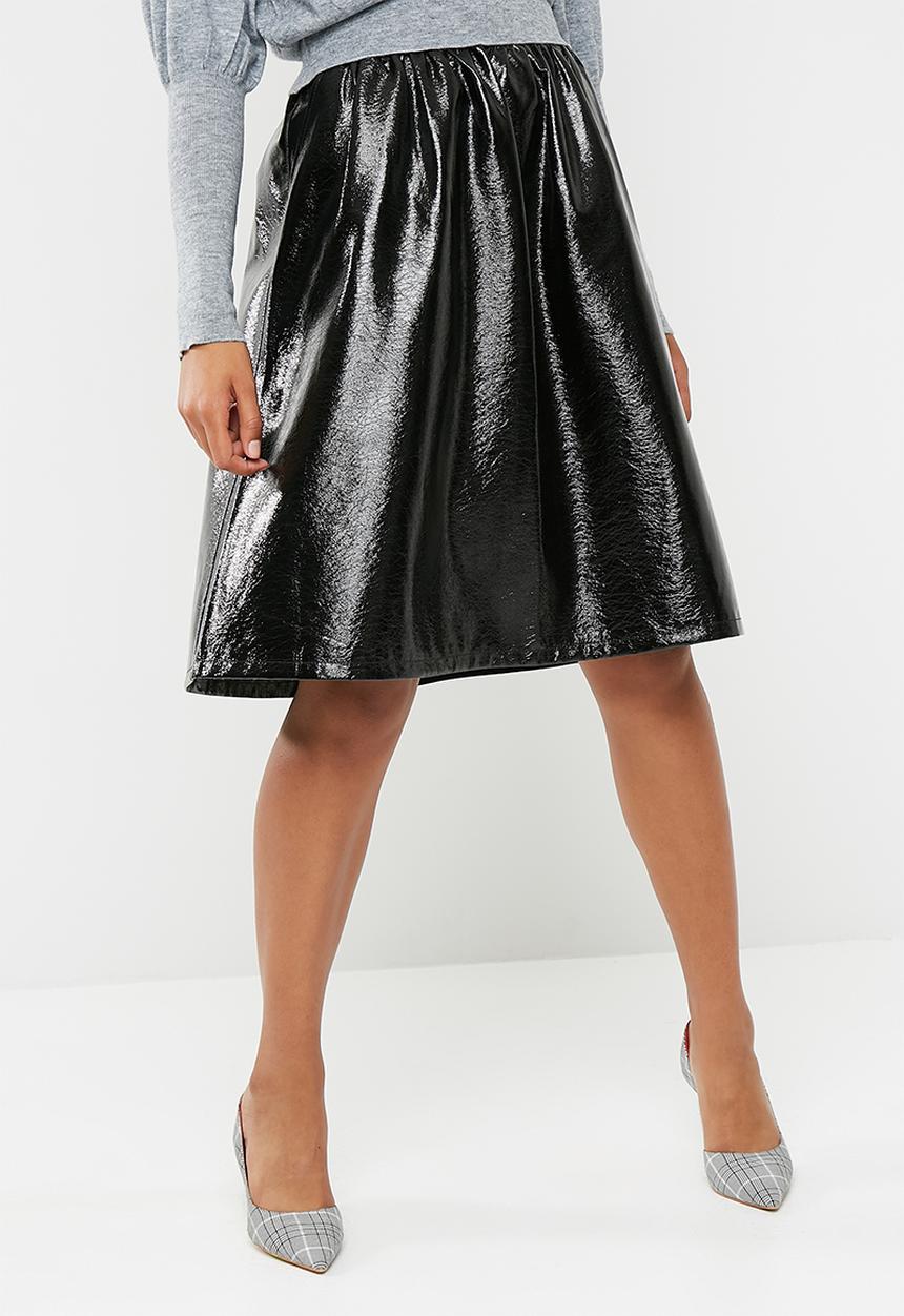 Vero Moda - Nina patent pu skirt
