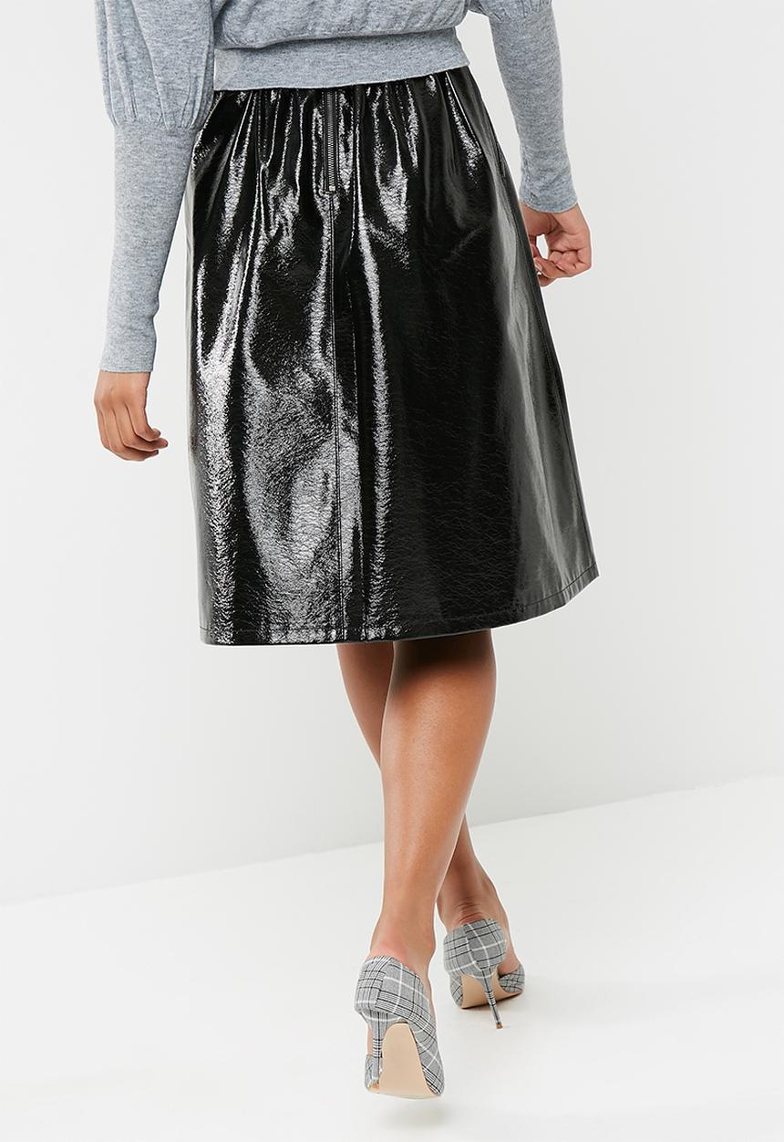 Vero Moda - Nina patent pu skirt