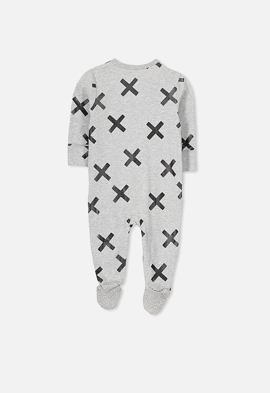 Cotton On - Baby mini zip through romper
