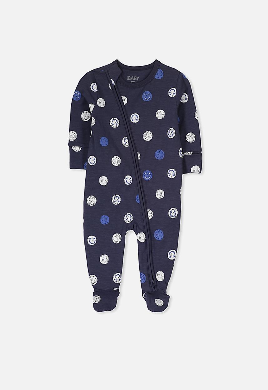 Cotton On - Baby mini zip through romper