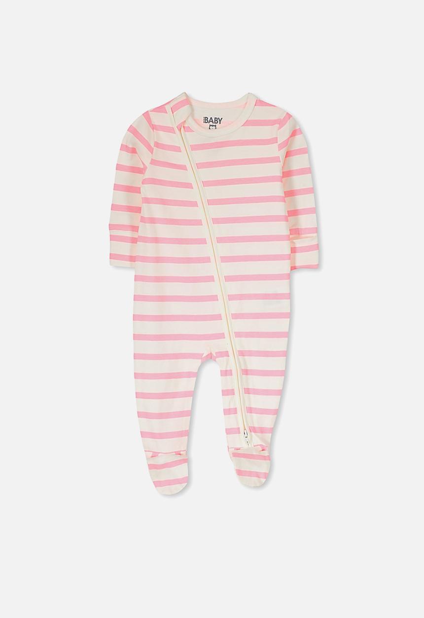 Cotton On - Baby mini zip through romper