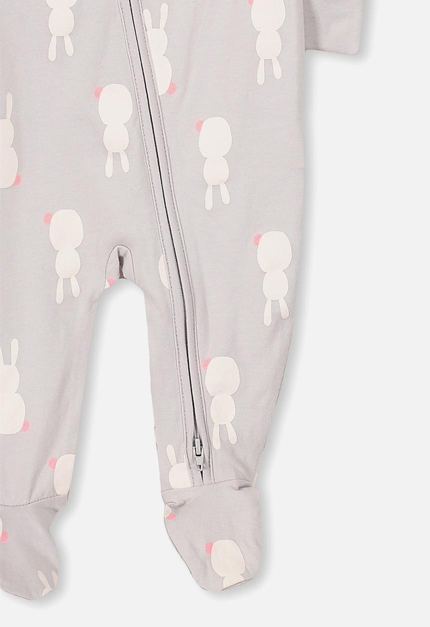 Cotton On - Baby mini zip through romper