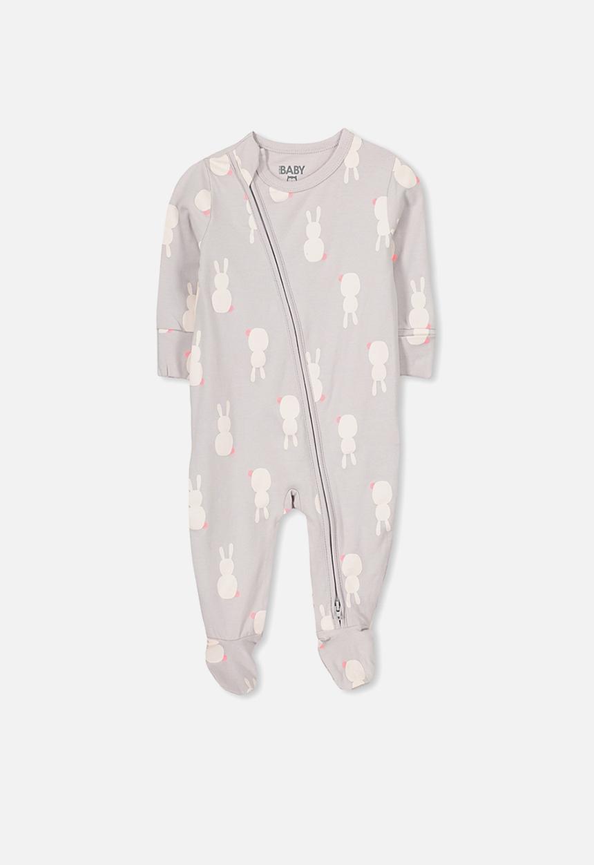 Cotton On - Baby mini zip through romper