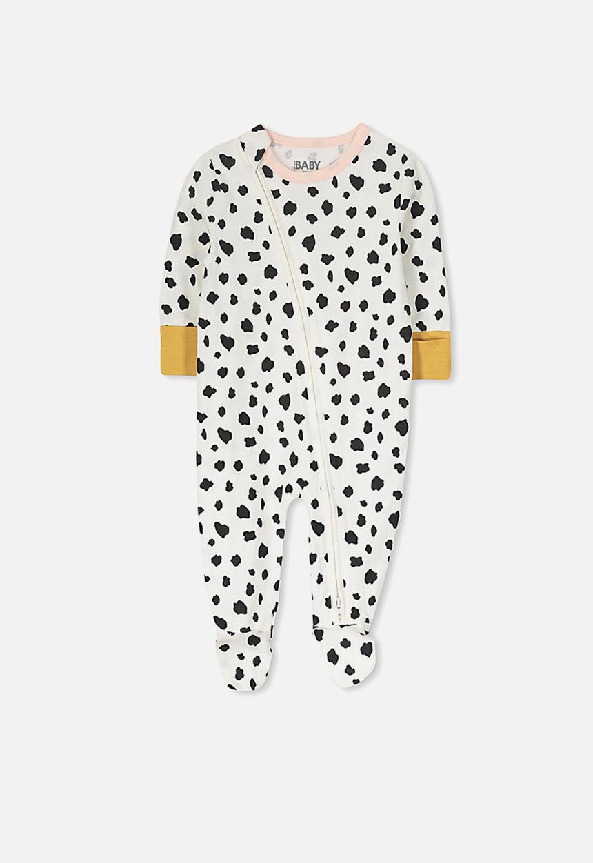 Cotton On - Baby mini zip through romper