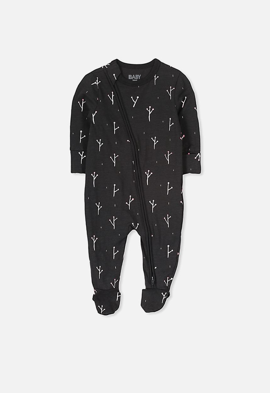 Cotton On - Baby mini zip through romper
