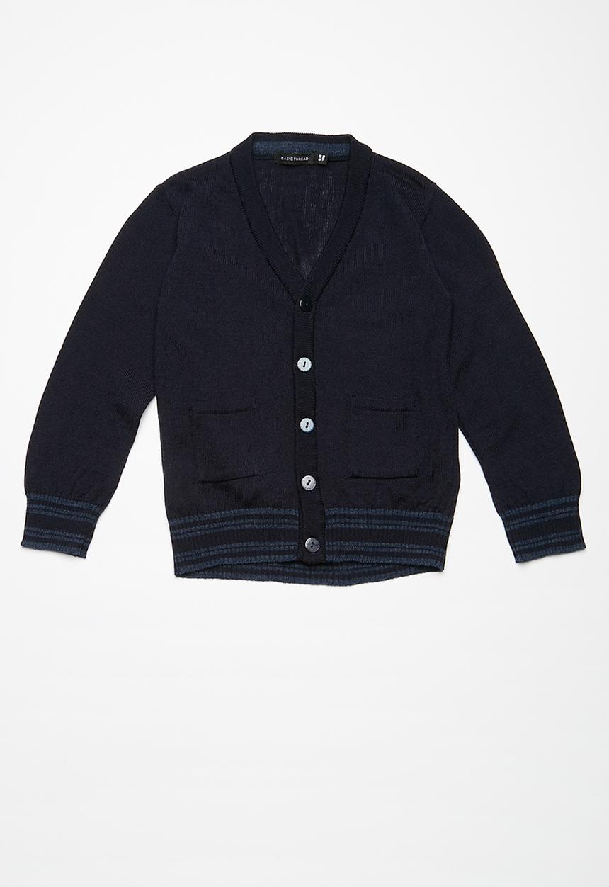 basicthread - Kids tipped classic cardi
