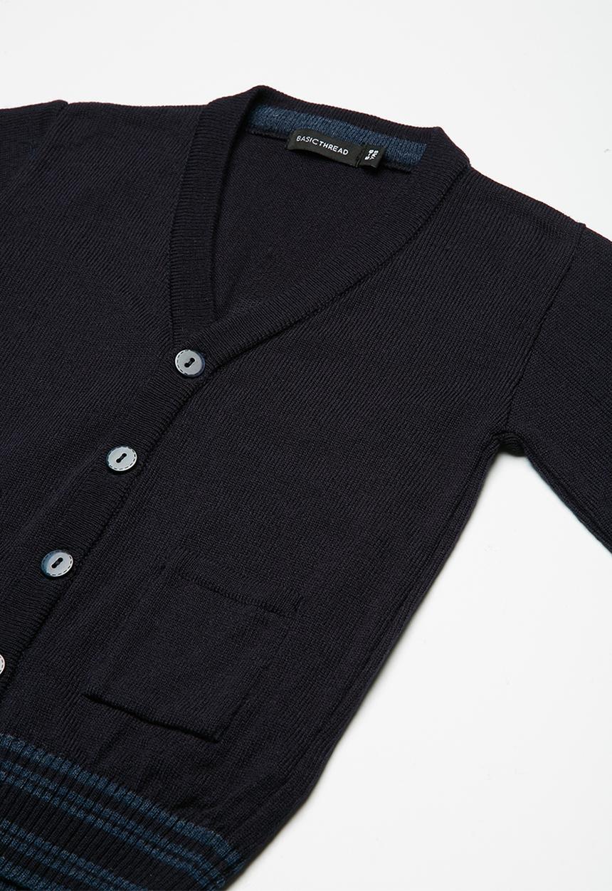 basicthread - Kids tipped classic cardi