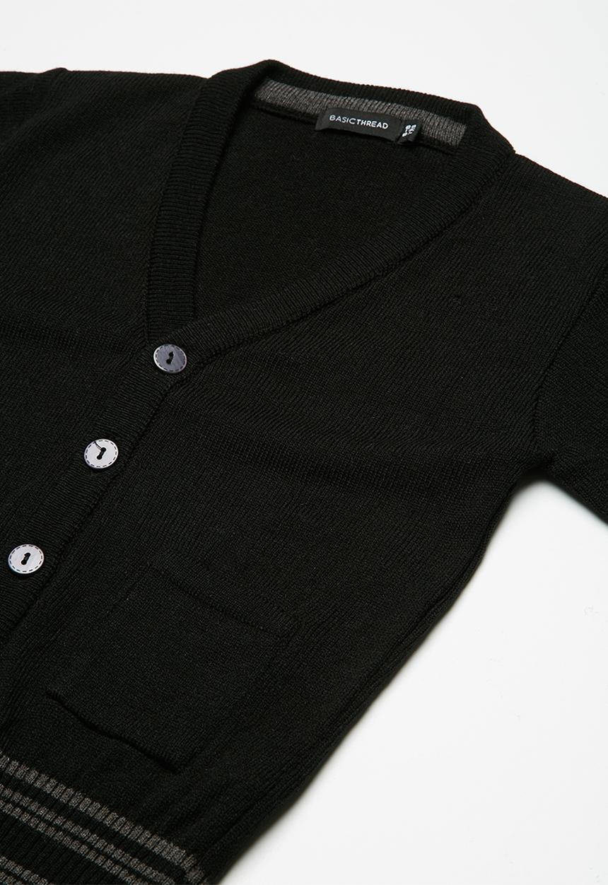 basicthread - Kids tipped classic cardi
