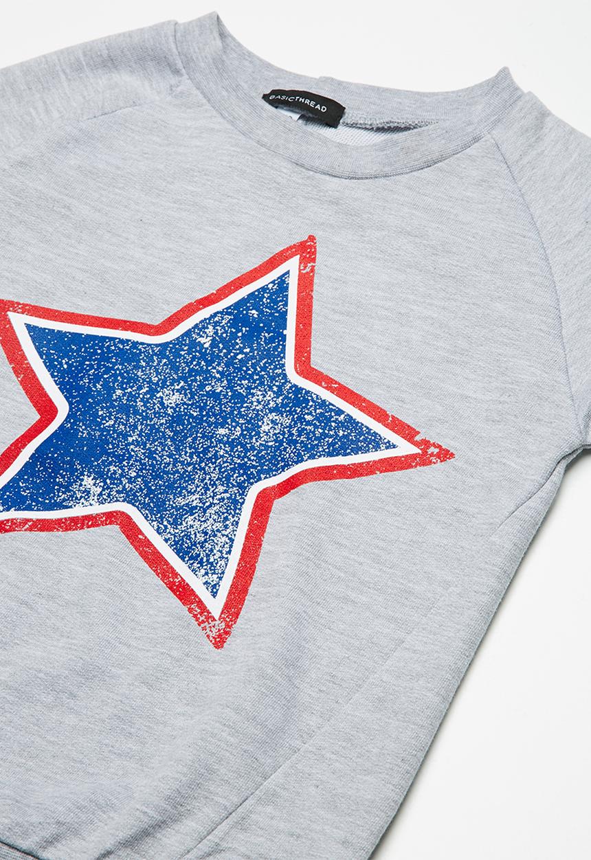 basicthread - Kids printed sweat top