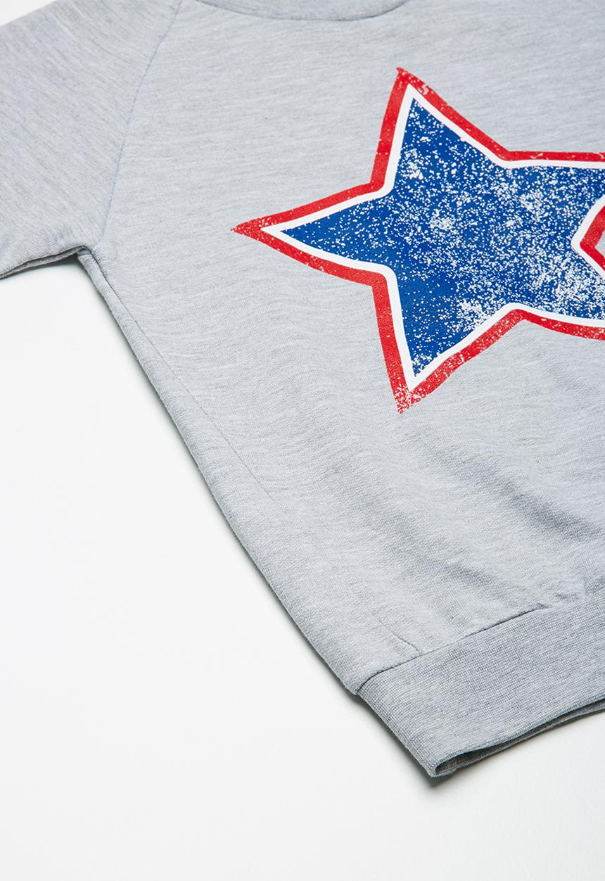 basicthread - Kids printed sweat top