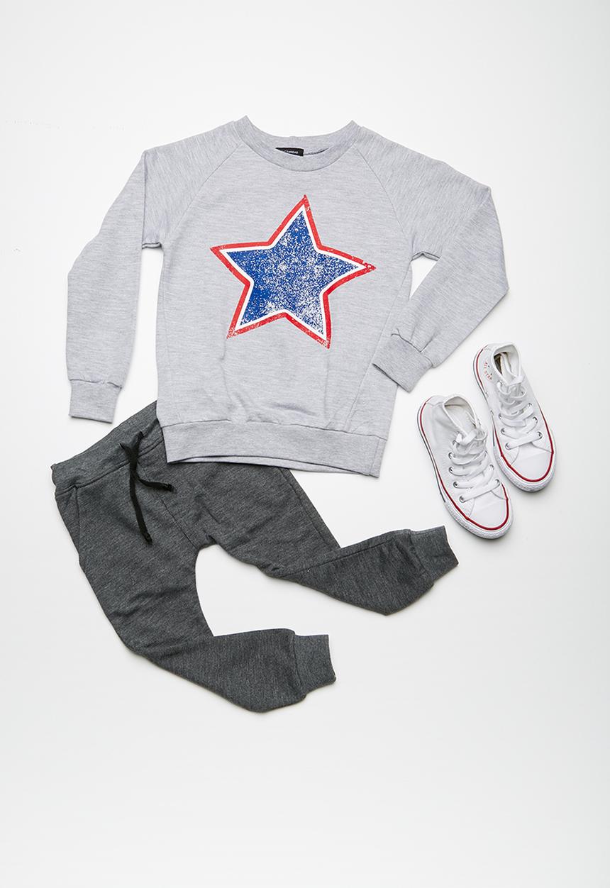basicthread - Kids printed sweat top