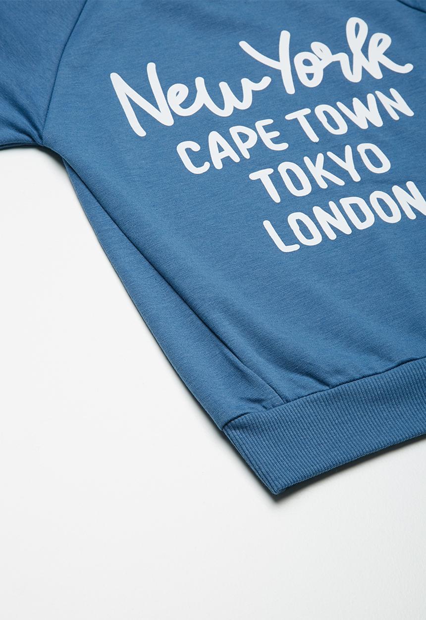 basicthread - Kids printed sweat top