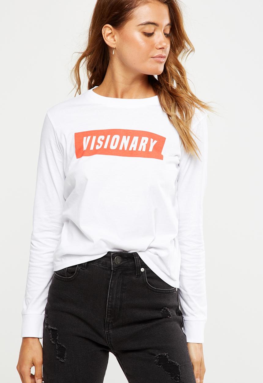 Cotton On - Tbar Tammy chopped graphic long sleeve tee