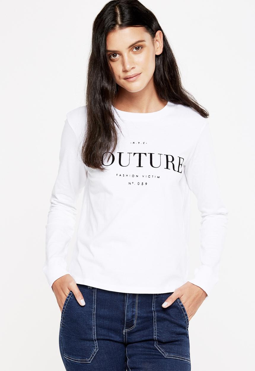 Cotton On - Tbar tammy chopped graphic long sleeve tee