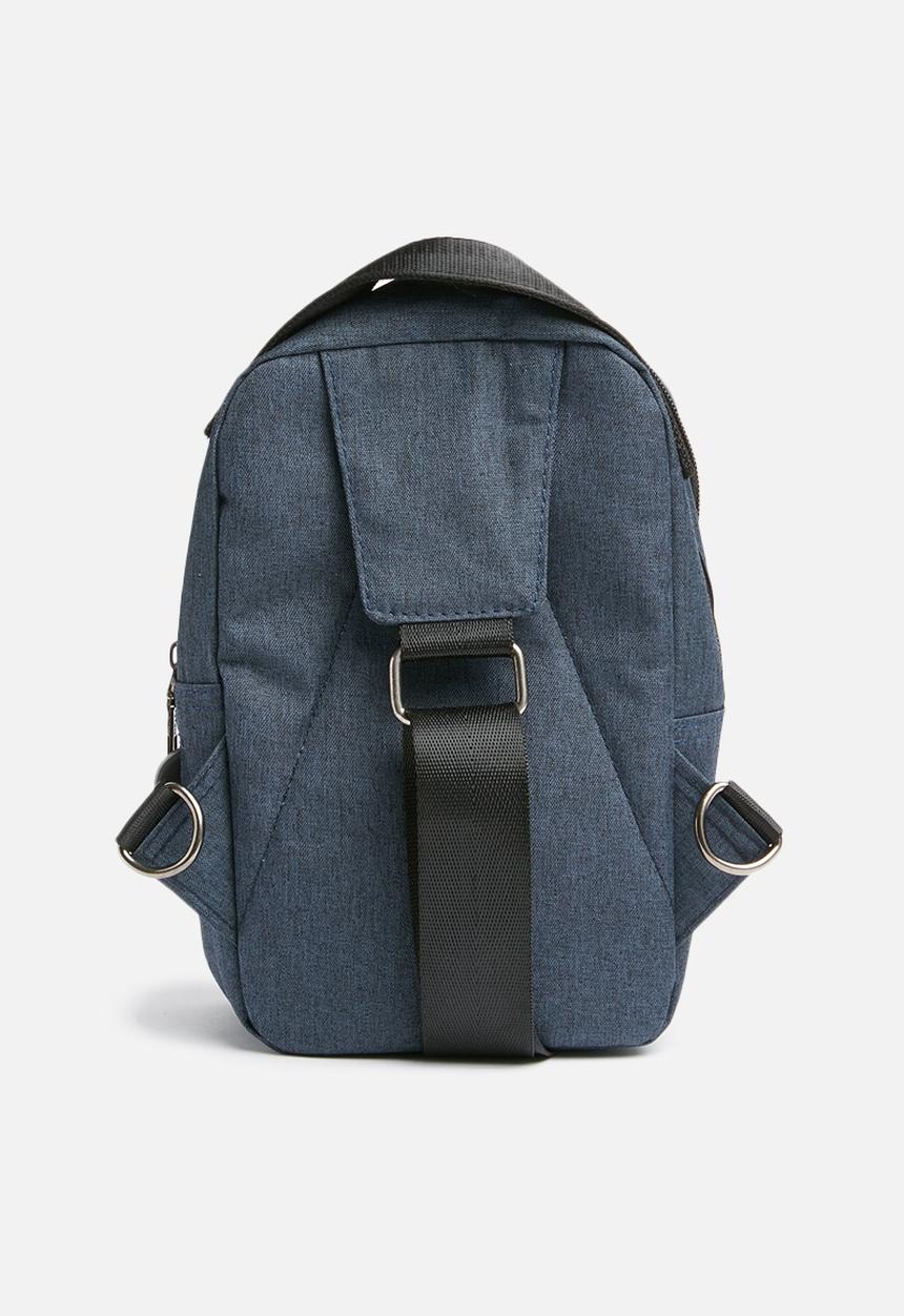 basicthread - Leandro crossbody bag - blue