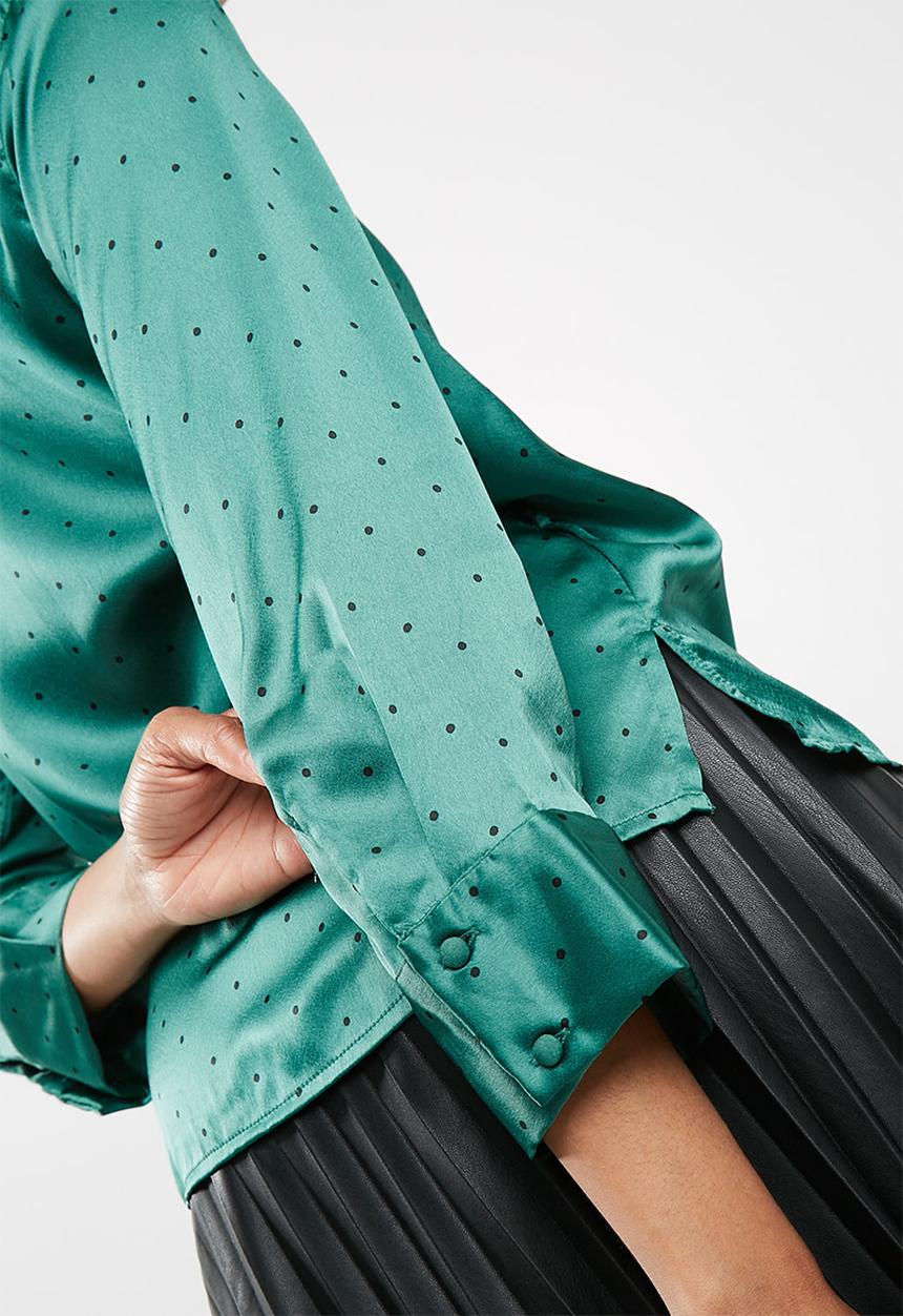 Vero Moda - Henna satin wrap top