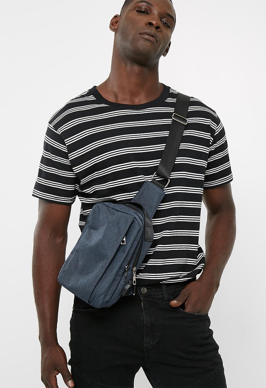 basicthread - Leandro crossbody bag - blue