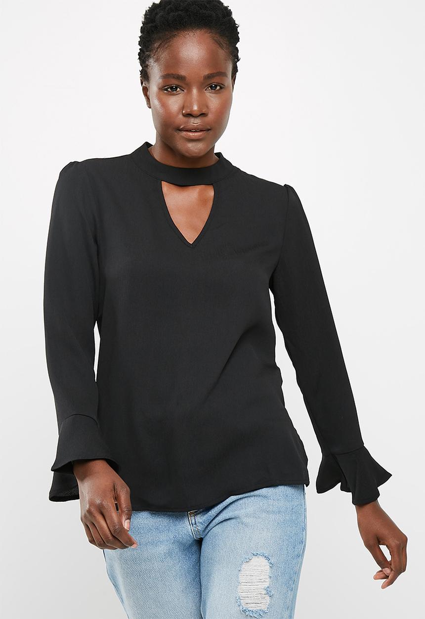 ONLY - Johanna choker blouse