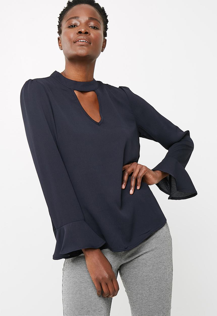 ONLY - Johanna choker blouse