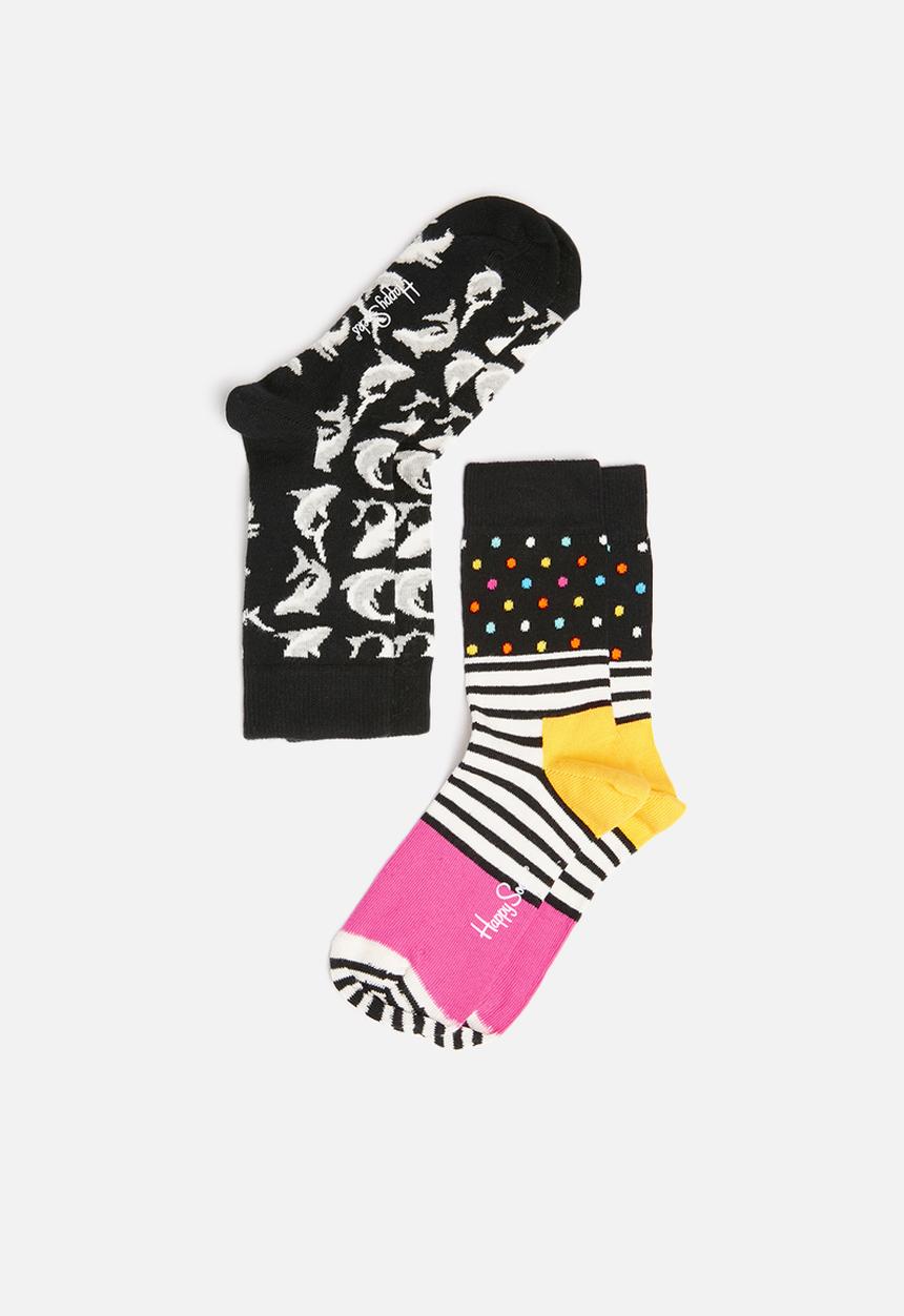 Happy Socks - Kids 2pk shark socks