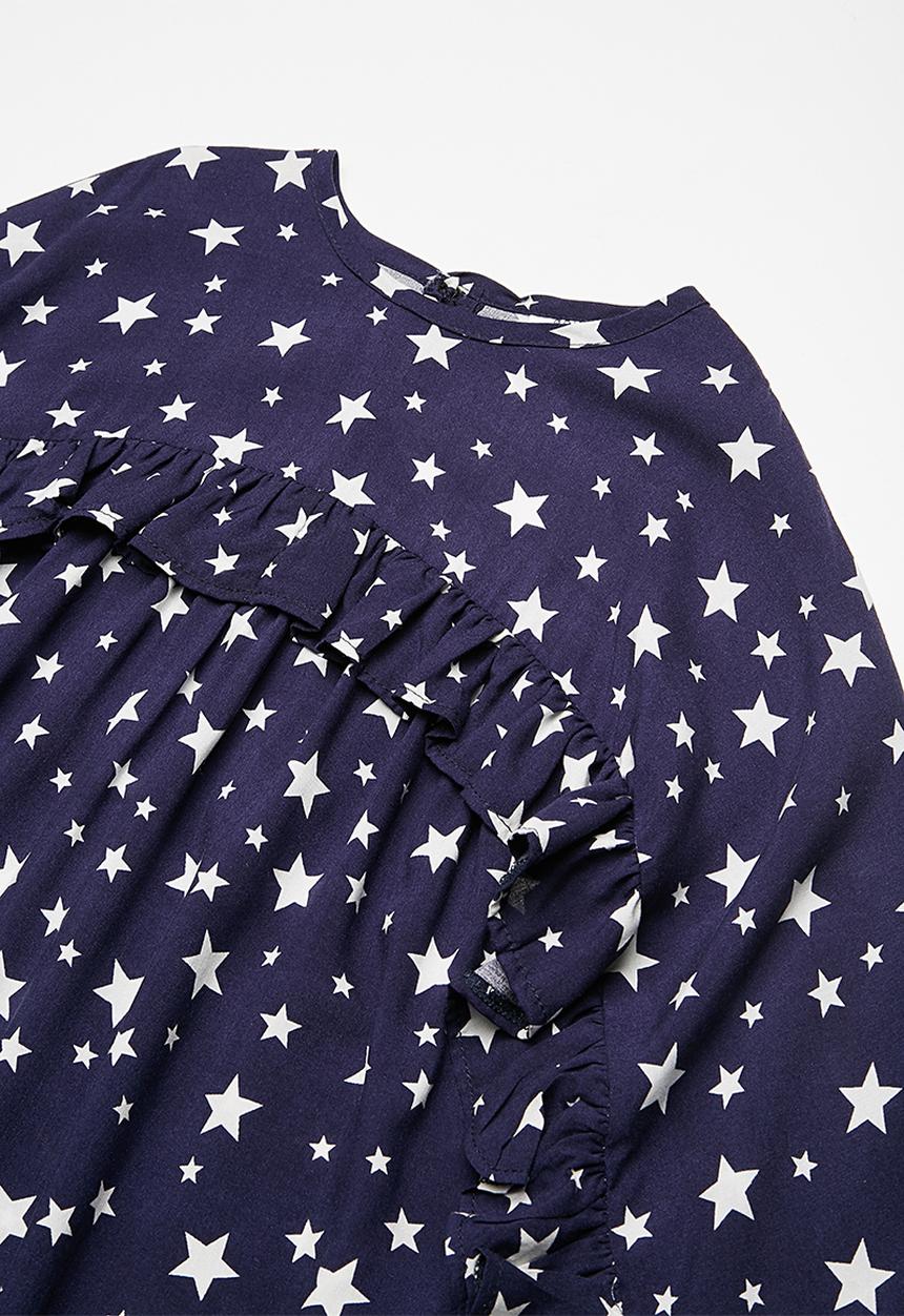 dailyfriday - Kids star ruffle dress