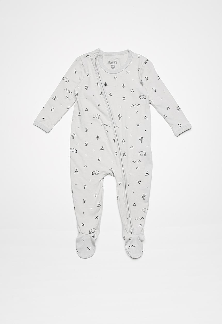 Cotton On - Baby mini zip through romper