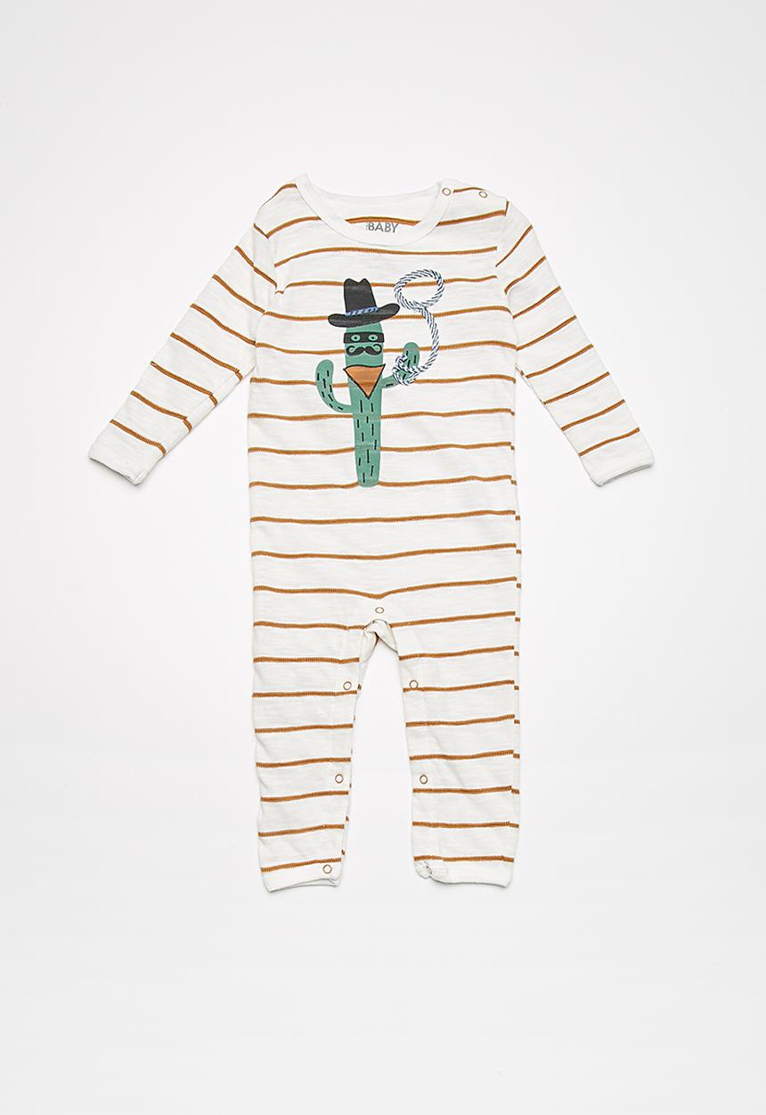 Cotton On - Baby noah snap romper