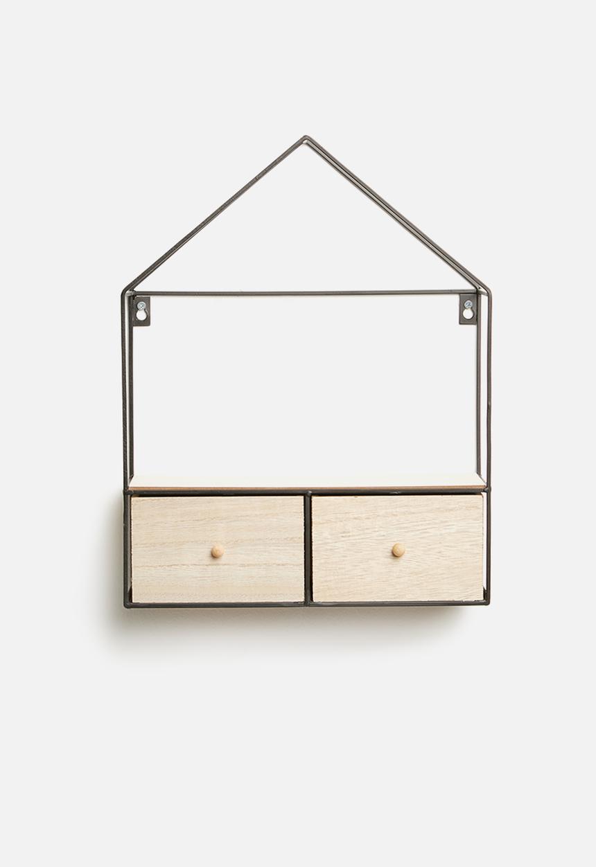 Present Time - House wall cabinet - black 