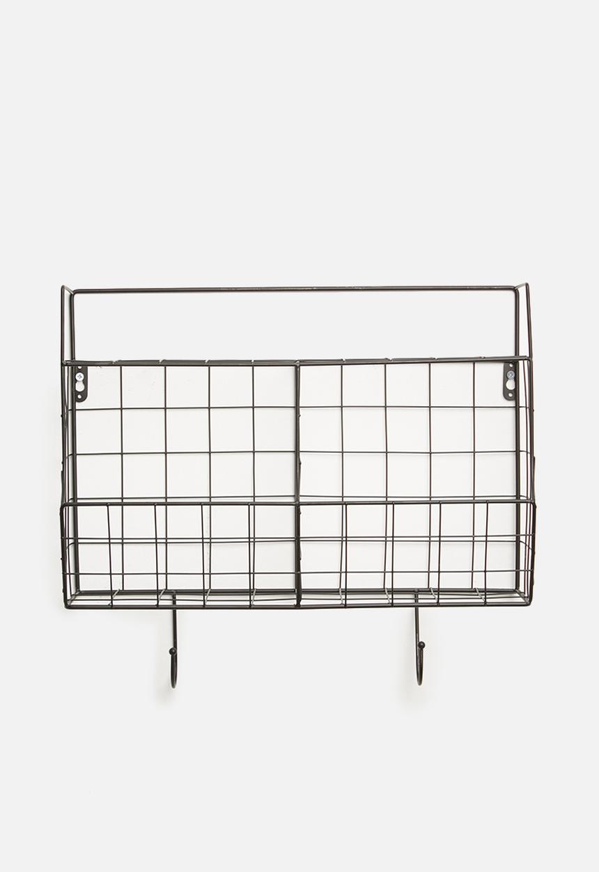 Present Time - Kitchen wall rack - black