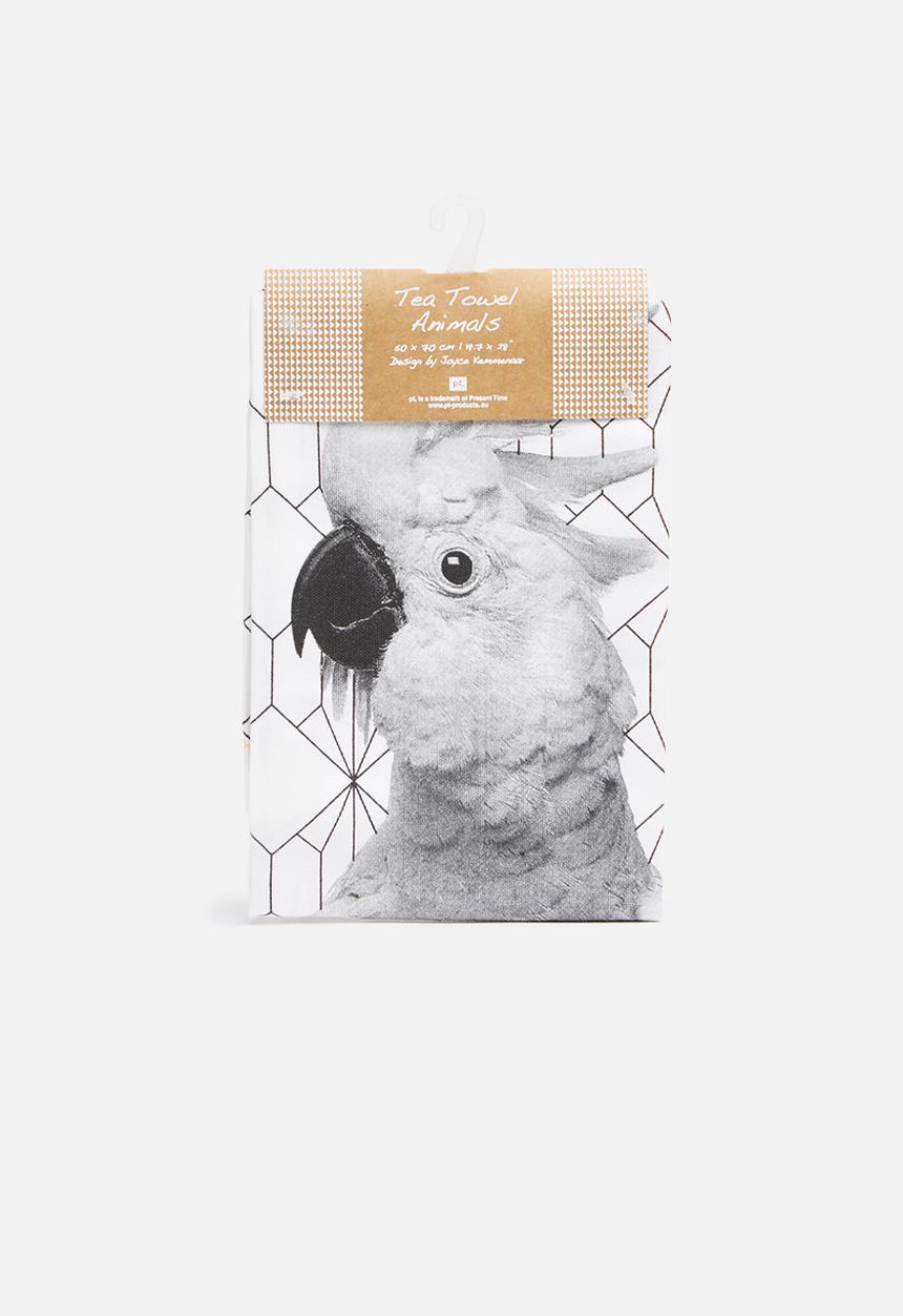Present Time - Cockatoo tea towel
