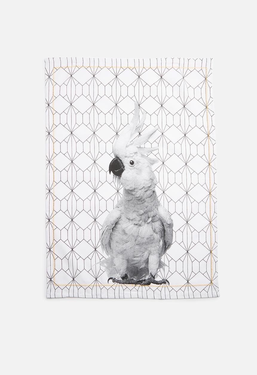 Present Time - Cockatoo tea towel
