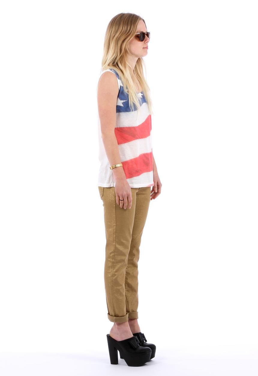 Day to Night Fashion - American Flag Cami – Print