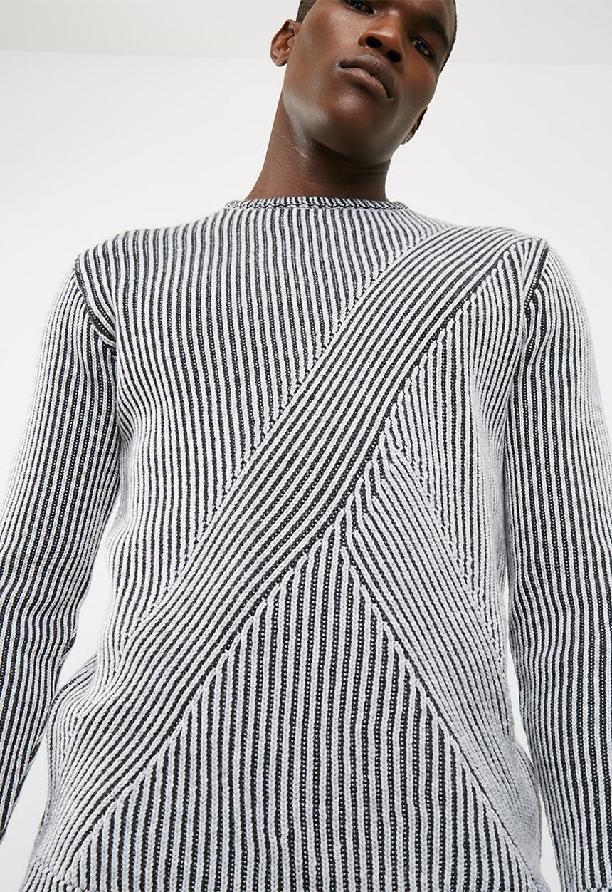 basicthread - Chunky textured pullover
