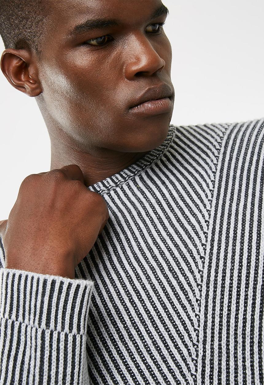 basicthread - Chunky textured pullover