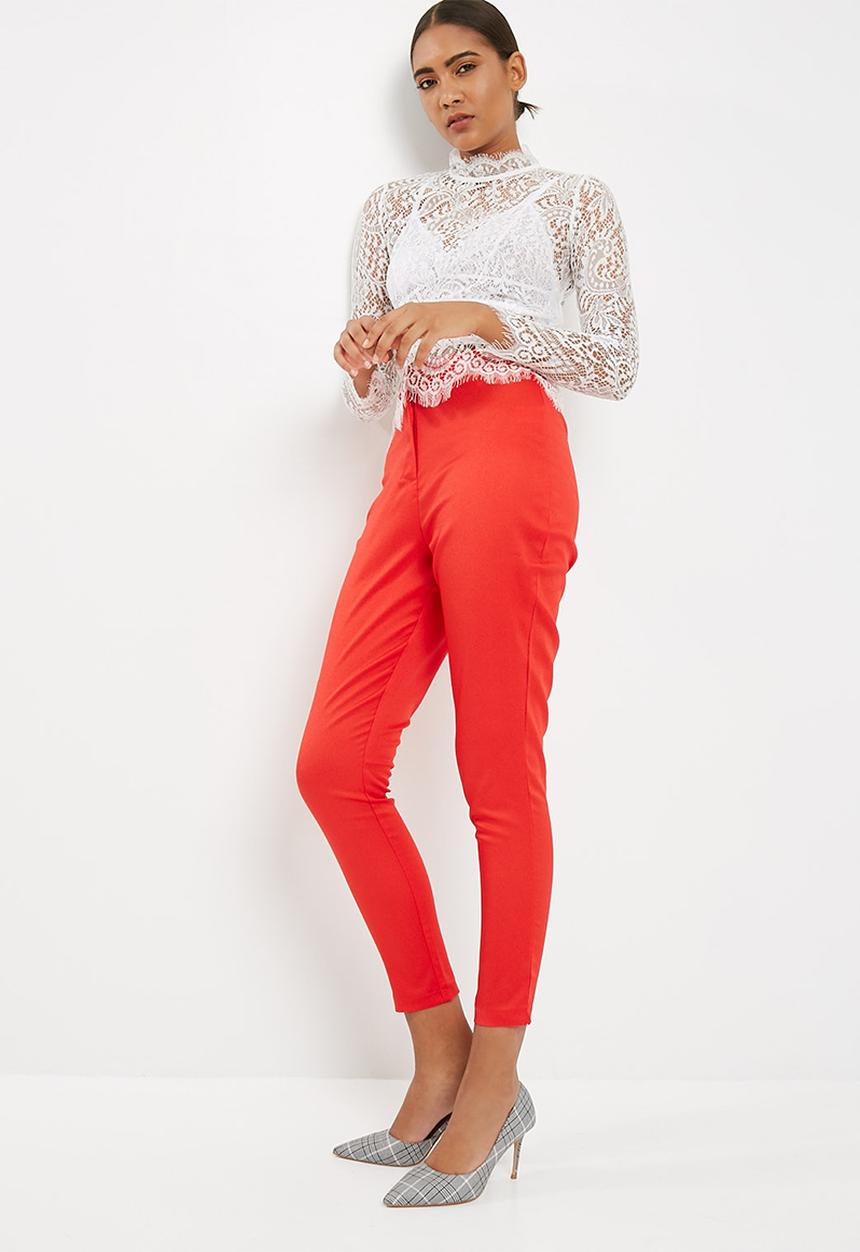 Missguided - Crepe tailored cigarette pants