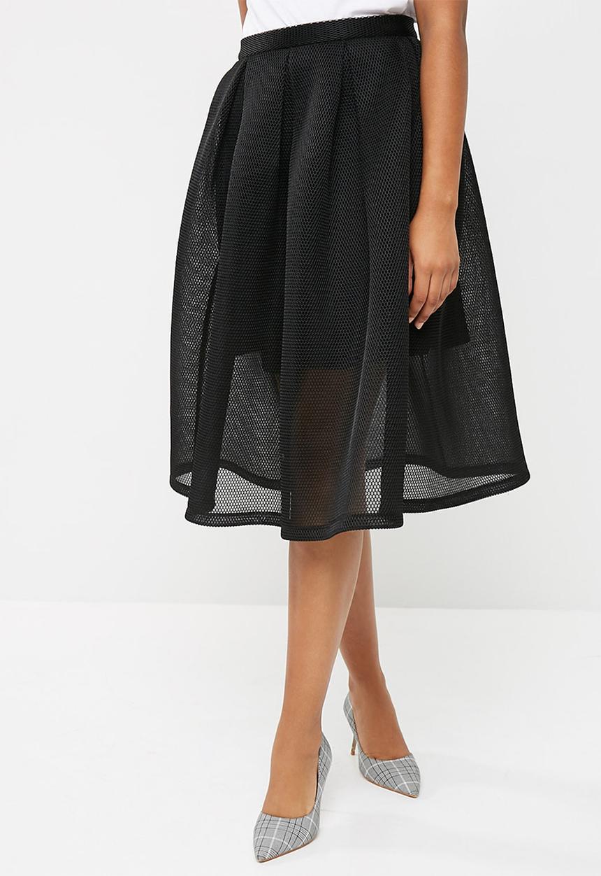dailyfriday - Bonded airtech pleated midi skirt