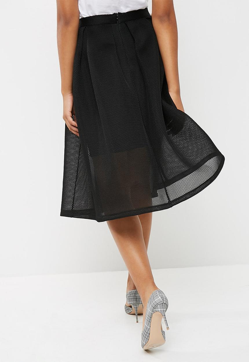 dailyfriday - Bonded airtech pleated midi skirt