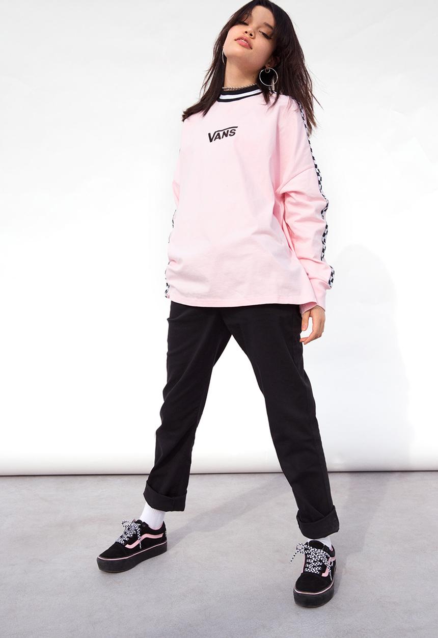 Vans - Vans x Lazy Oaf checkerboard tee