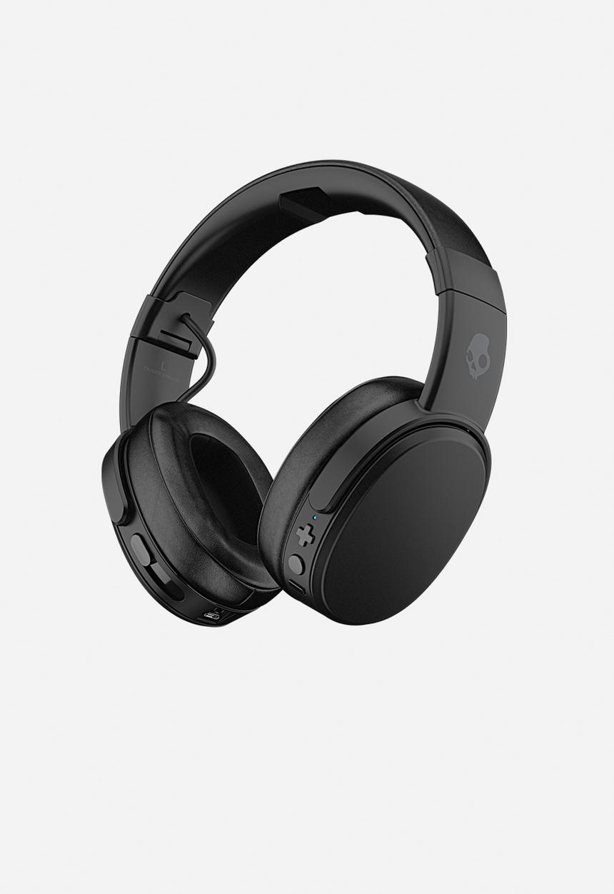 Skullcandy - Crusher Wireless Headphones - Black & Coral Blue