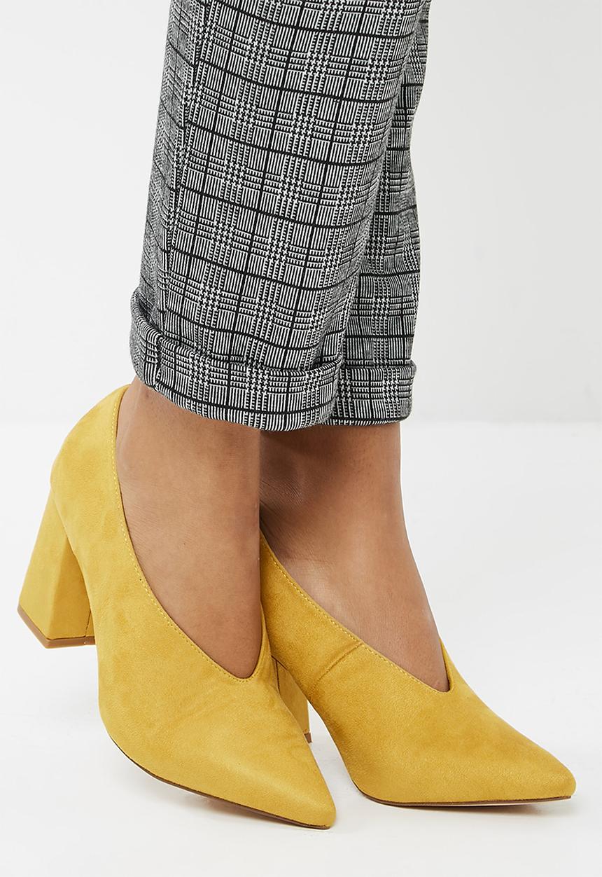 Public Desire - Spy pointy block heel