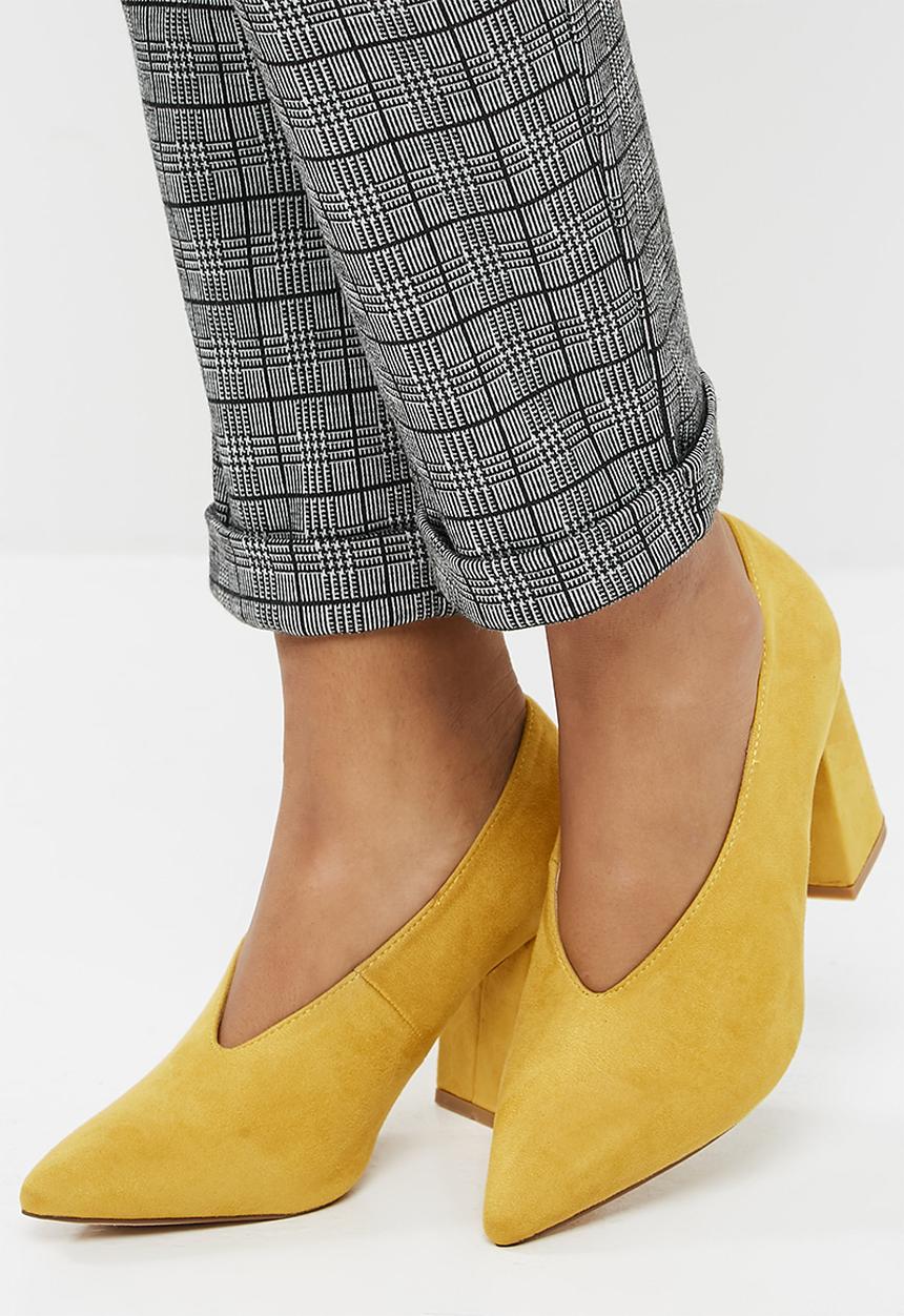 Public Desire - Spy pointy block heel