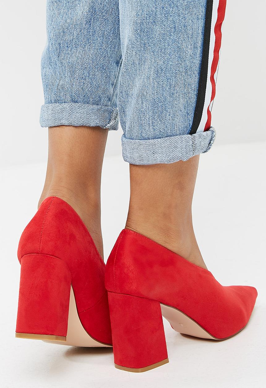 Public Desire - Spy pointy block heel