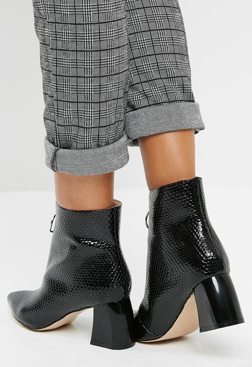 Public Desire - Instinct patent zip boot