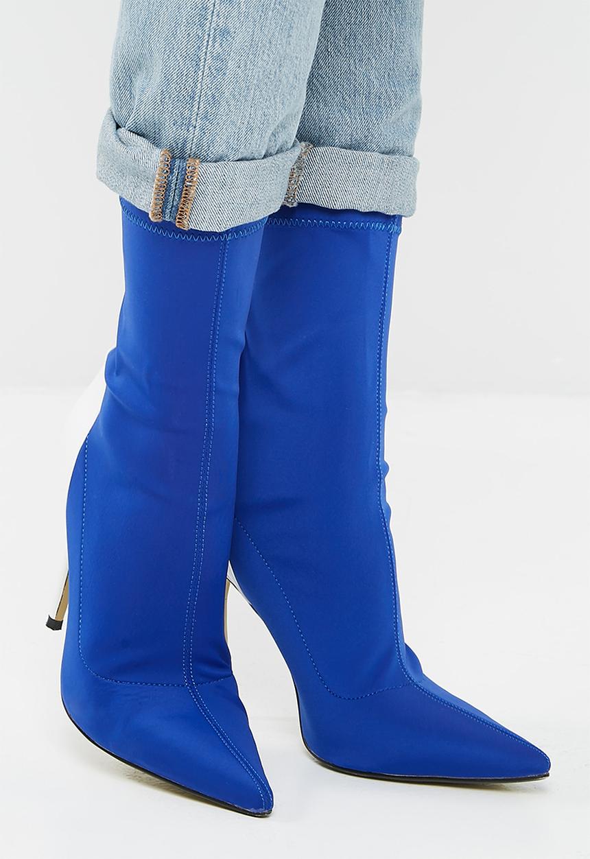 Public Desire - Staple patent stiletto heel boot