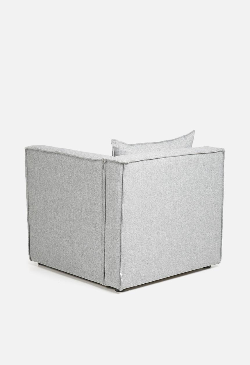 Sixth Floor - Modular corner unit - grey