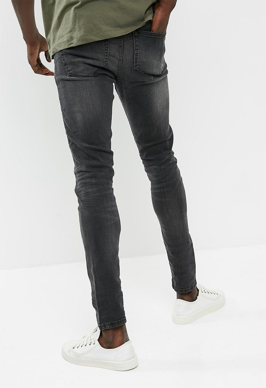 New Look - Washed twisted seam skinny jeans