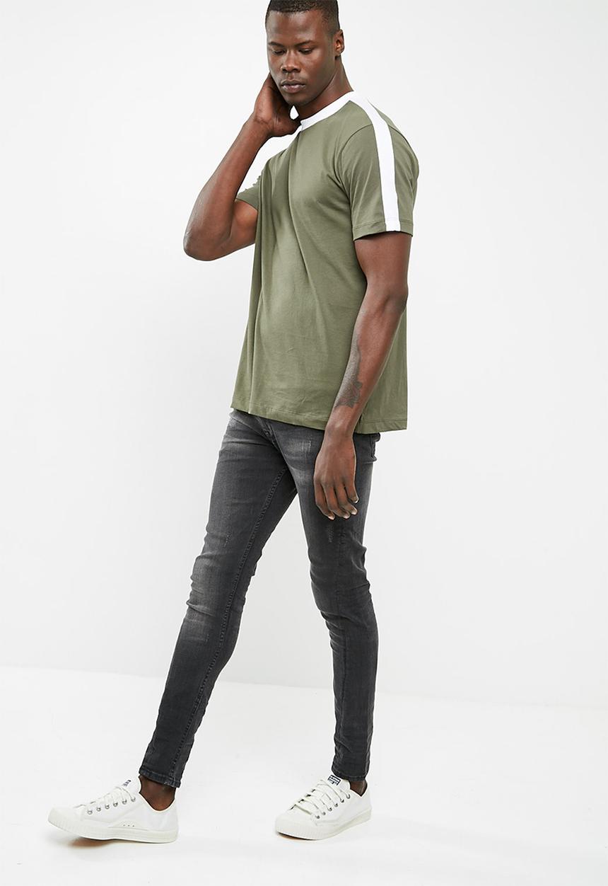 New Look - Washed twisted seam skinny jeans