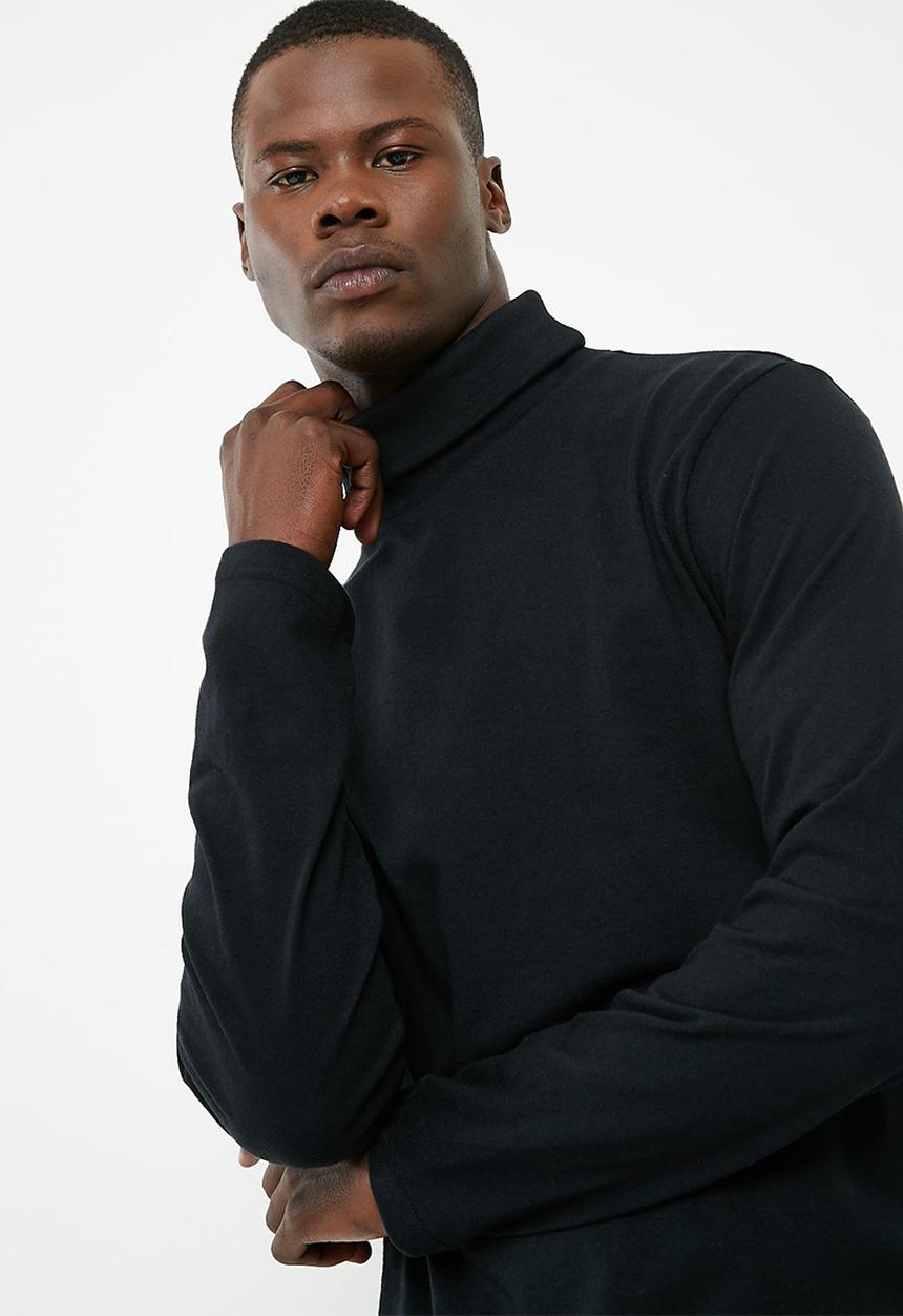 basicthread - Plain roll neck tee